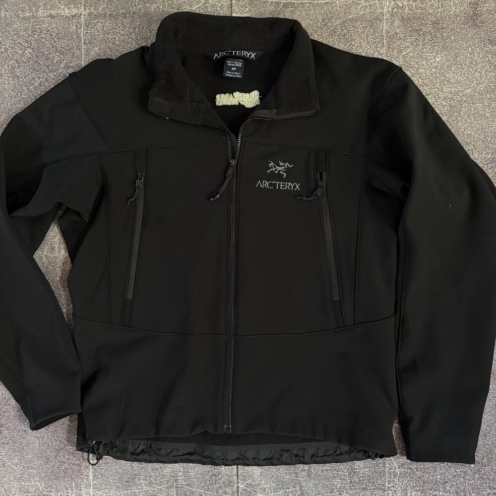 Men's Vintage Y2K Arc'teryx Gamma SV Black Full Zip Up Soft Shell Jacket Sz S